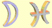 Pisces moon Sign symbol